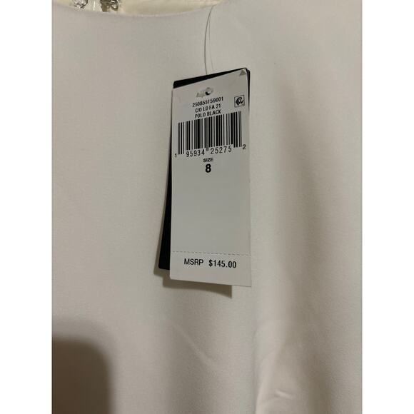 NWT Lauren Ralph Lauren Black Label Two Tone Dress Color block 8 - Picture 5 of 5